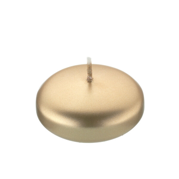 Schwimmkerzen Gold Ø 42 mm, 8 Stück