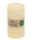 Nature Rillenkerze Stumpen Nature Creme 110/57 mm