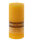 Stumpenkerze "Raureif" Gelb 150/68 mm