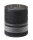3-Docht Stumpenkerze "Raureif" Anthrazit 140/120 mm