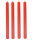 Leuchterkerzen Rubin Rot 250/22 mm, 4 Stück