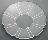 Glas-Kerzenmanschette (Tropfenfänger) "Handgeschliffen" für Kerzen bis Ø 25 mm