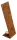 Teelichthalter 3 Herzen 28 cm Edelrost