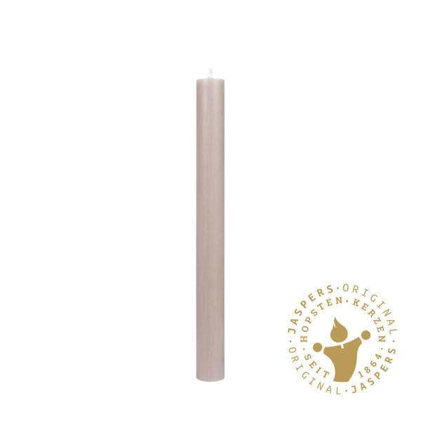 Flachkopf durchgefärbte Stabkerzen Flachs 290 x Ø 21 mm, 1 Stück