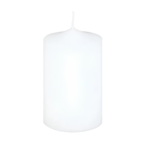 Stumpenkerzen Weiß 80 x Ø 50 mm, 1 Stück
